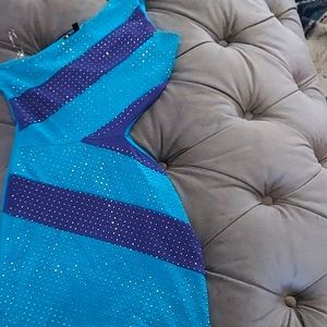 Purple and Blue studded Umgee size small dress